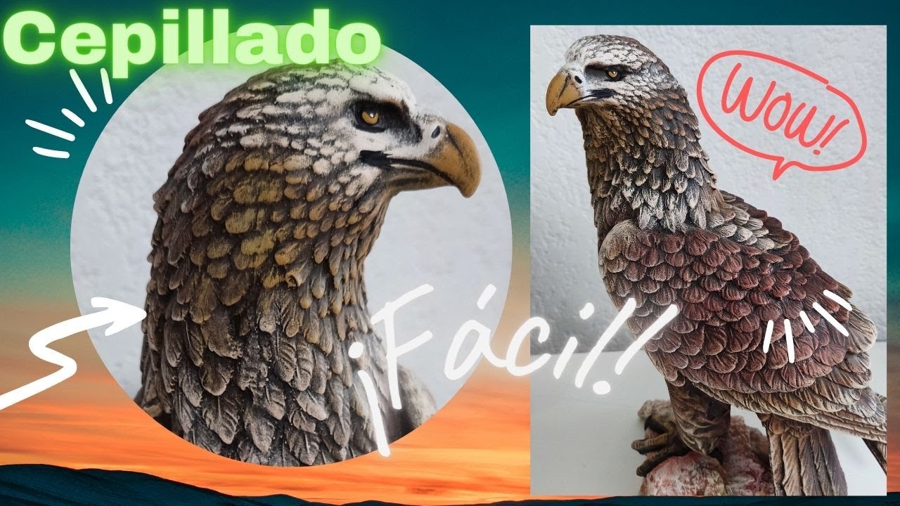 COMO PINTAR CERÁMICA MUY FÁCIL - Técnica Cepillado o pincel seco-Decorando con Yaz