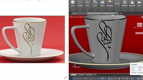 How to Apply Calligraphy on 3D Objects in AutoCAD | AutoCAD 3D Text & Engraving Tutorial