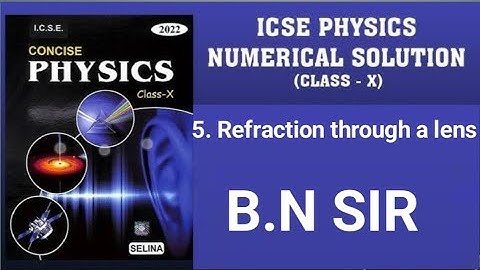 6. A lens forms the image of an object placed at a distance of 15 cm from it, at a distance of 60 cm