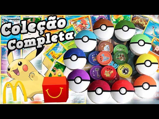 Coleção Completa Pokémon McDonald's 2020 - Brindes e Cards 
