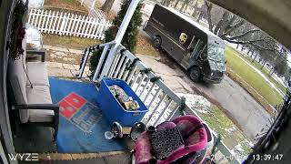 Today's UPS Delivery - Front Porch Wyzecam