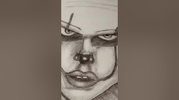 How to draw jokar with pencil 😱 #art #drawing #sketch #artist #pencilsketch #trend #jokar