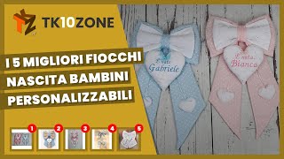 I 5 migliori fiocchi nascita bambini personalizzabili