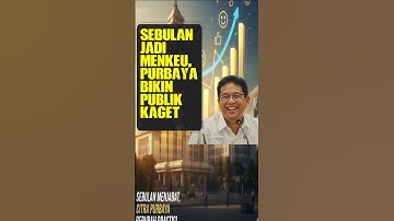 Sebulan Menjabat, Purbaya Bikin Kaget! Sentimen Warganet Berbalik Positif!  #beritaterkini