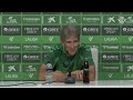 Rueda de prensa de Manuel Pellegrini previa al #DéporRealBetis ⚽💚