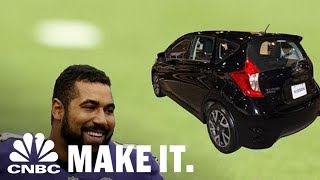 NFL Player John Urschel Retired To Get A PhD From MIT And Drives A Used Hatchback | CNBC Make It.