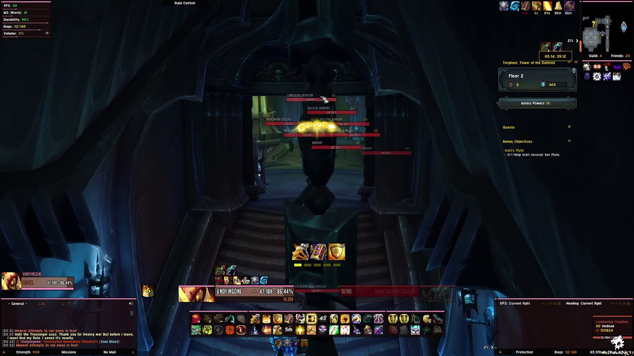 Fracture Chambers Layer 3 Undyingone 175 ilvl Protection Paladin WoW Shadowlands 9.