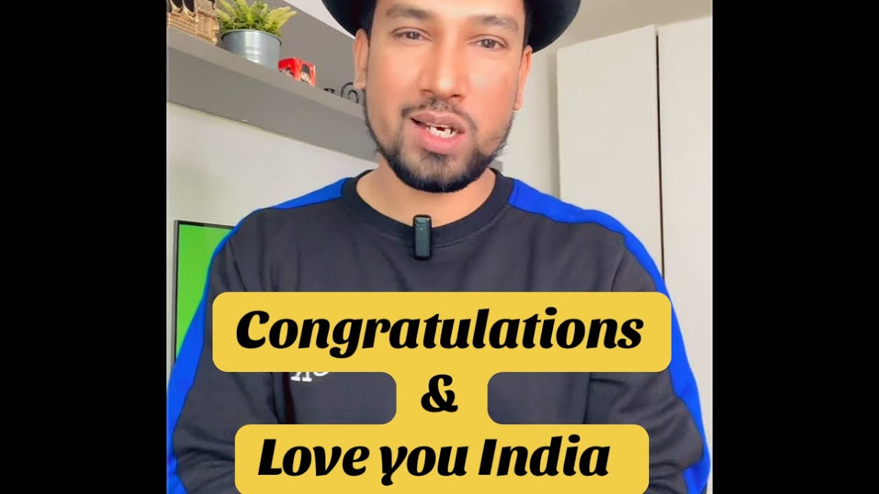 Congratulations & love you INDIA 🇮🇳 🔥🔥