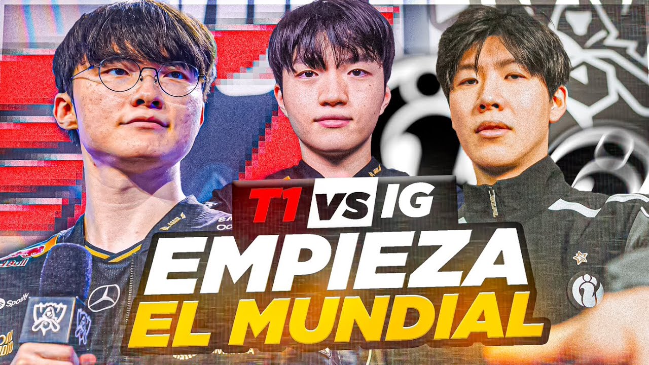 FAKER Vs ROOKIE UNO SER ELIMINADO DEL MUNDIAL T1 Vs IG Play In faker-vs-rookie-uno-ser-eliminado-del-mundial-t1-vs-ig-play-in