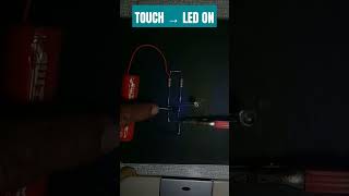 Turning Led On By Touching touch Sensorelectronic project led diy