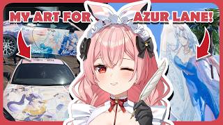 I Made Azur Lane’s Anniversary Fes Art