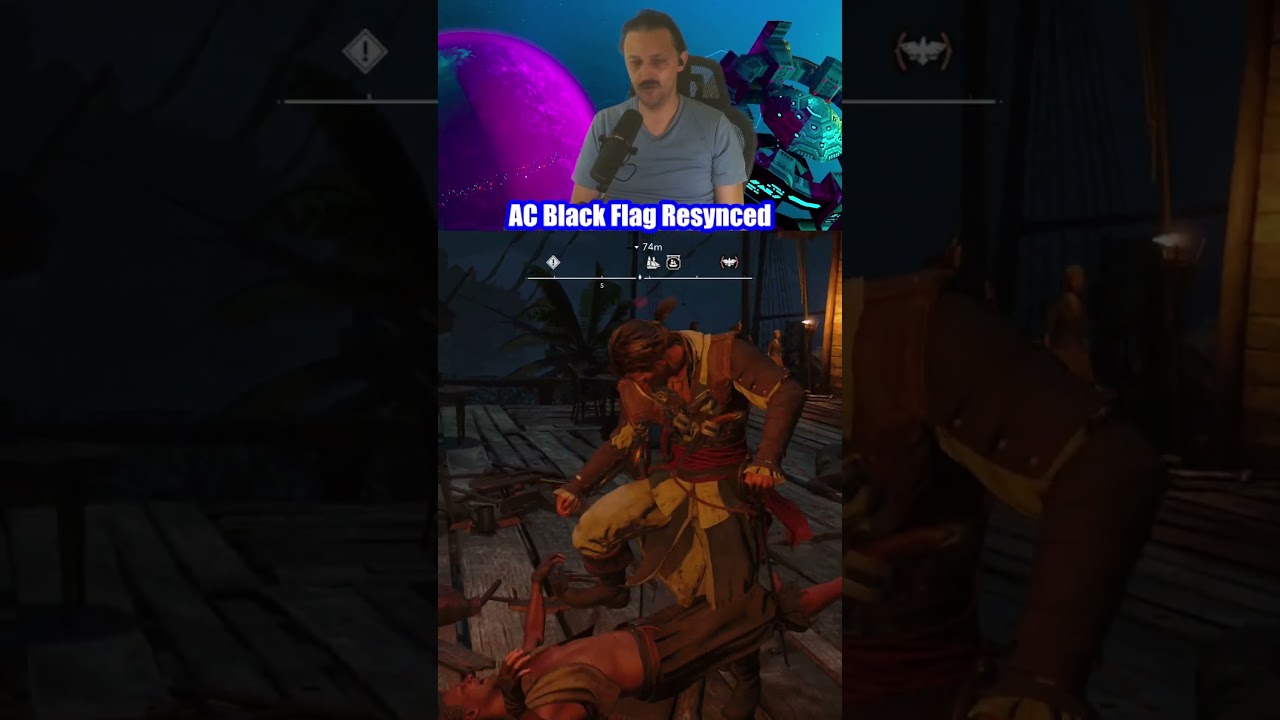 The fighting physics in Assassin's Creed Black Flag Resynced PC #ad