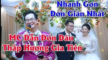 🔴Cách MC Dẫn Lễ Đón Dâu Về Tư Gia Nhà Trai Thắp Hương Gia Tiên | MC Hoàng Hà