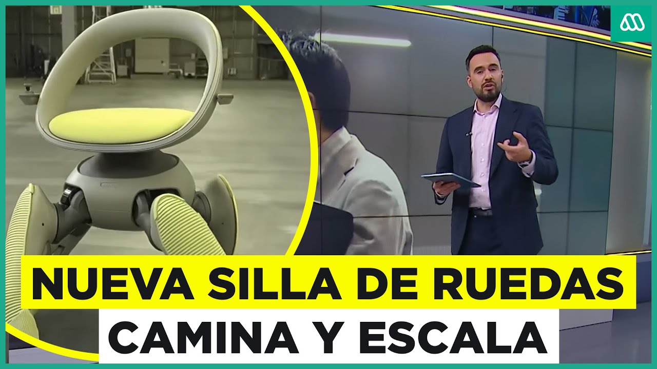Presentan nueva silla de ruedas que camina y escala - YouTube