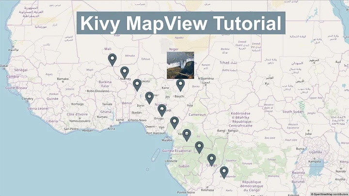 Simple & Elegant Map in Kivy - MapView Tutorial