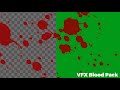 Green Screen 4k Blood Pack | Royalty Free Video Effects