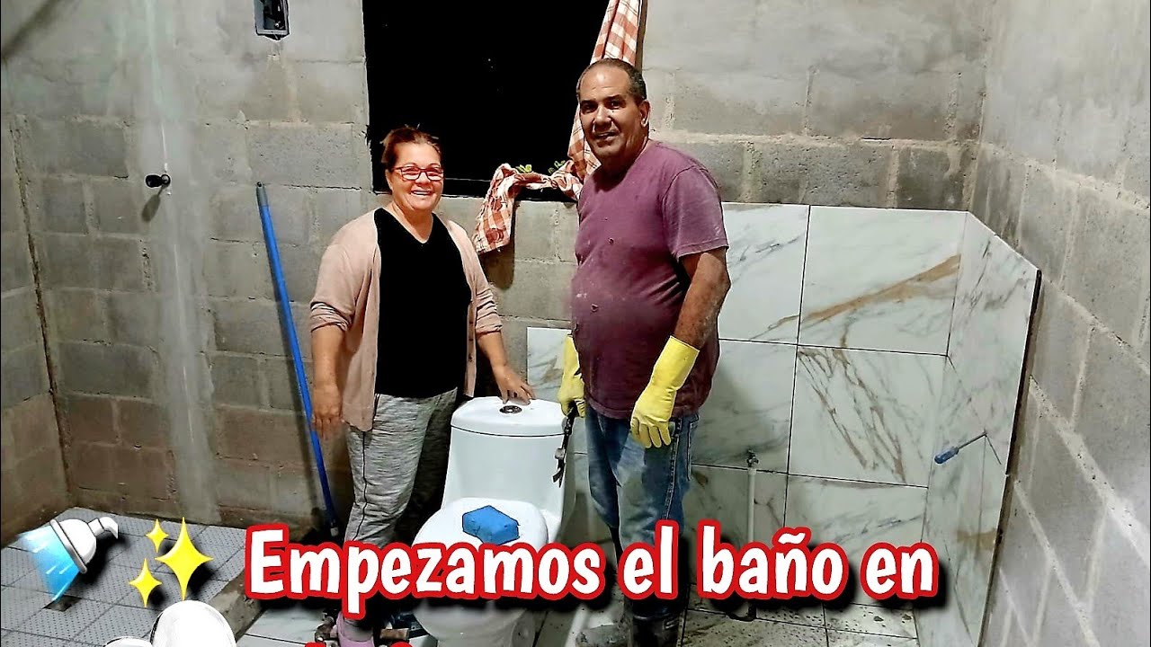 🏡✨ Paso a paso comenzamos el baño en la finquita 🚽 mucho esfuerzo y fe
