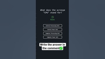 What does the acronym „CPU” stand for? #quiz #game #programming #programmer #computer #shorts #it