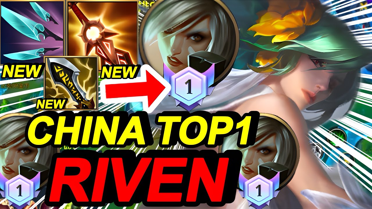 Wild Rift China Top1 Riven Jungle - New Meta OP Build - Challenger Rank Gameplay - Best Build Runes