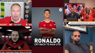 MAN UTD FANS CRAZY REACTION TO CRISTIANO RONALDO SIGNING FOR MANCHESTER UNITED! RONALDO TO MAN UTD