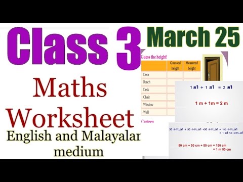 maths worksheet for std 3