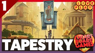 Tapestry, 4p playthrough | Live Play Session 1