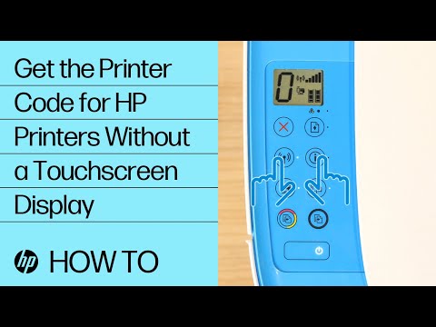 Get the Printer Code for HP Printers Without a Touchscreen Display | HP Printers | @HPSupport