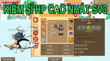 Hải tặc tí hon: Kiếm sĩ Bibihehe Làm và đâp Đồ 9x cấp 10 với HP khủng