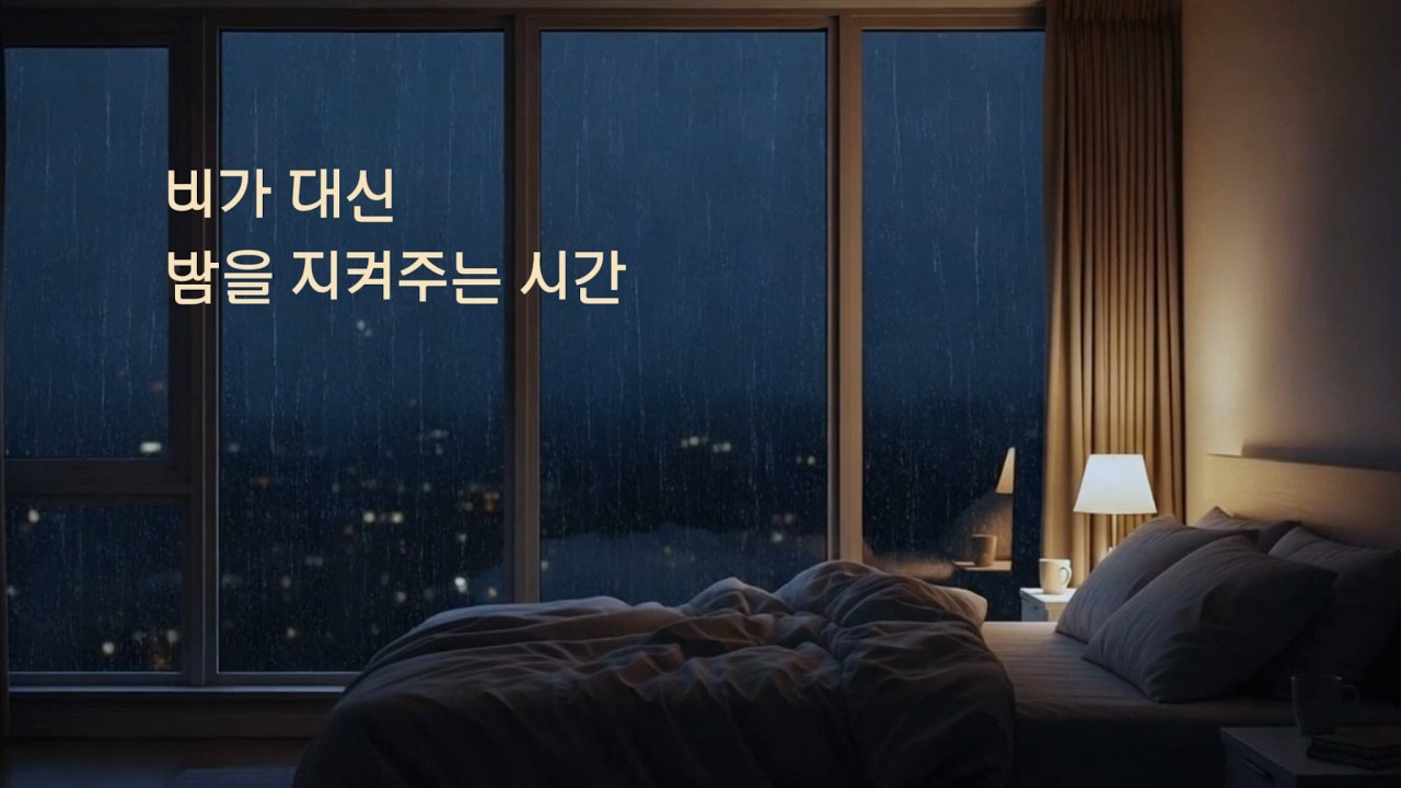 잠들기 전, 조용히 내리는 비｜편안한 잠을 부르는 밤#불면증완화#RelaxingRain