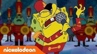 SpongeBob Schwammkopf | 5-Minuten-Episoden | Hör mal, wer da spielt | Nickelodeon Deutschland Resimi