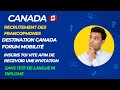 Vite inscris toi vite et obtiens une invitation pour ta destination Canada 🇨🇦 #canada #immigration