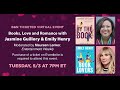 #BNEvents: Jasmine Guillory and Emily Henry (BY THE BOOK and BOOK LOVERS) with Maureen Lenker