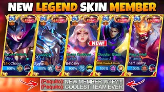 FINALLY! 5 MAN LEGEND SKIN with NEW MEMBER is HERE!! 😱 (The Most Coolest & Expensive Skin Ever)