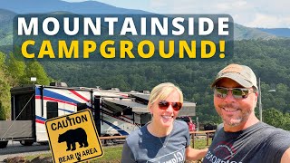 Picturesque MountainSide Campground Tour, Exploring Asheville and Black Mountain, NC