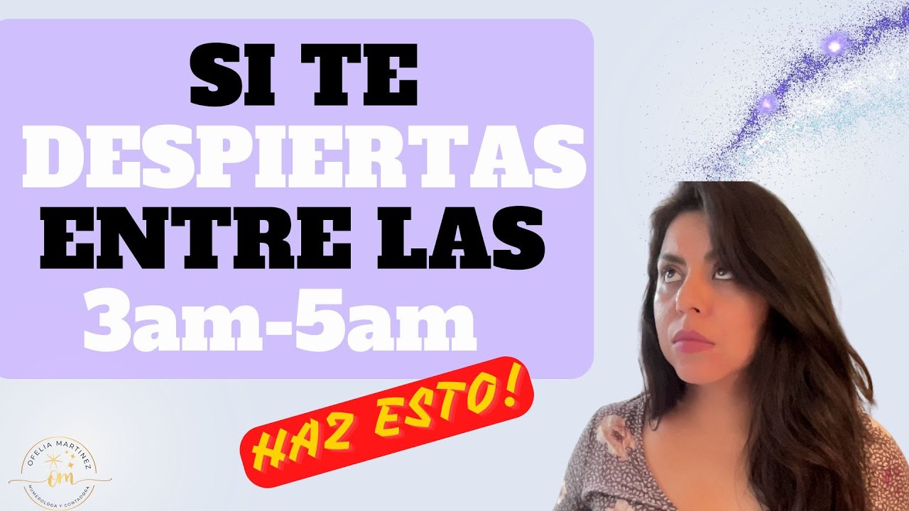 Te Despiertas A Menudo Entre Las 3 AM y las 5 AM? Esto Es Lo Que ...