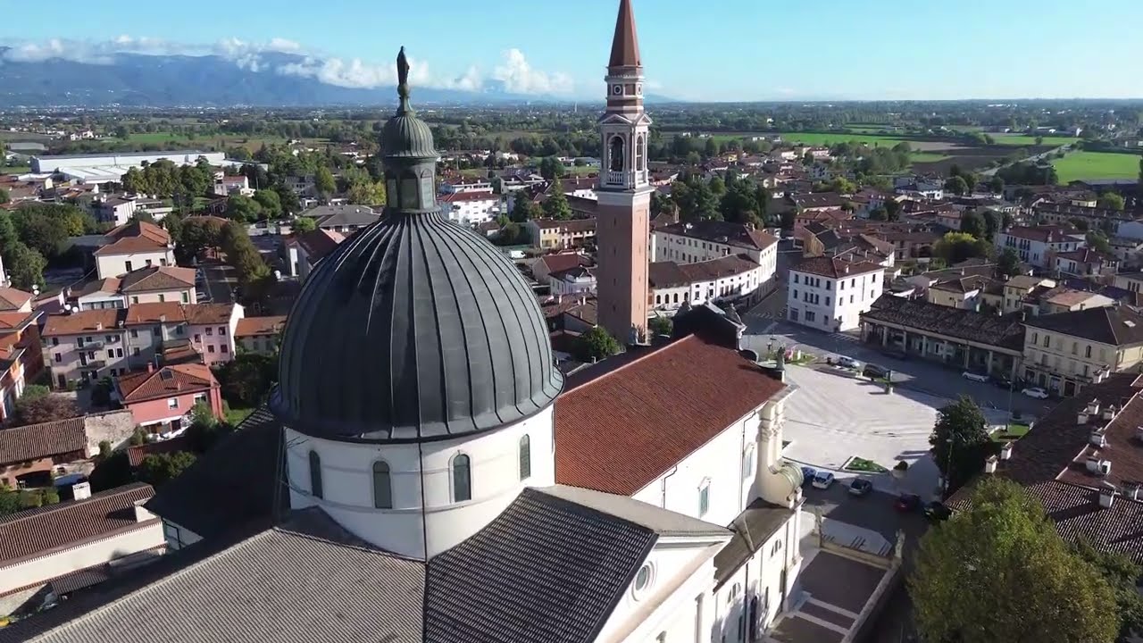 Cinematic video 4k Sandrigo Italy aerial video drone