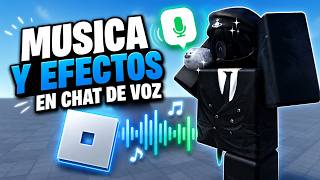 Como Poner Musica En CHAT DE VOZ De ROBLOX 🎤