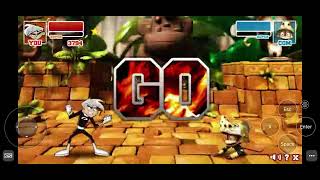 Super Brawl 2 Arcade With Danny Phantom Vs Monkey