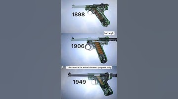 WWII vs Modern Pistols | Luger P08 vs Nambu vs Ruger #modern #ww2 #reload #animation #luger #gungame