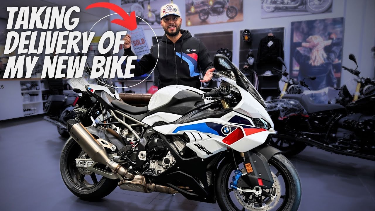 Taking delivery of my new 2025 BMW S1000RR
