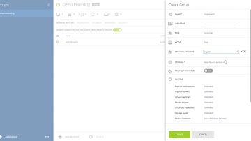 Acronis Backup Cloud-Creating a new customer group