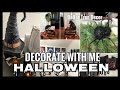 HALLOWEEN DECORATING | MEDIA ROOM FROM FALL TO HALLOWEEN