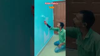 Wall Colour Painting Work / Asian paints Colour Code 7439 / रितेश पेंटर