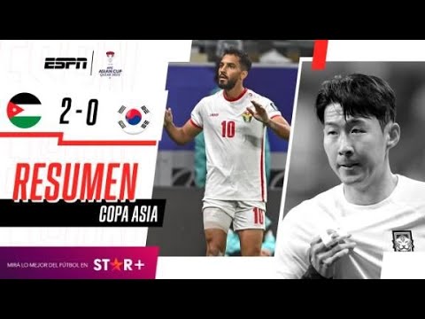 ¡LOS VALIENTES DIERON EL GOLPE Y SE METIERON EN LA FINAL! Jordania 2-0 Corea del Sur | RESUMEN