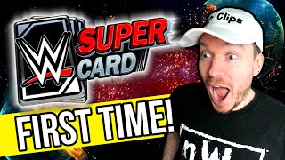 Playing WWE SUPERCARD for the First Time EVER! screenshot 5