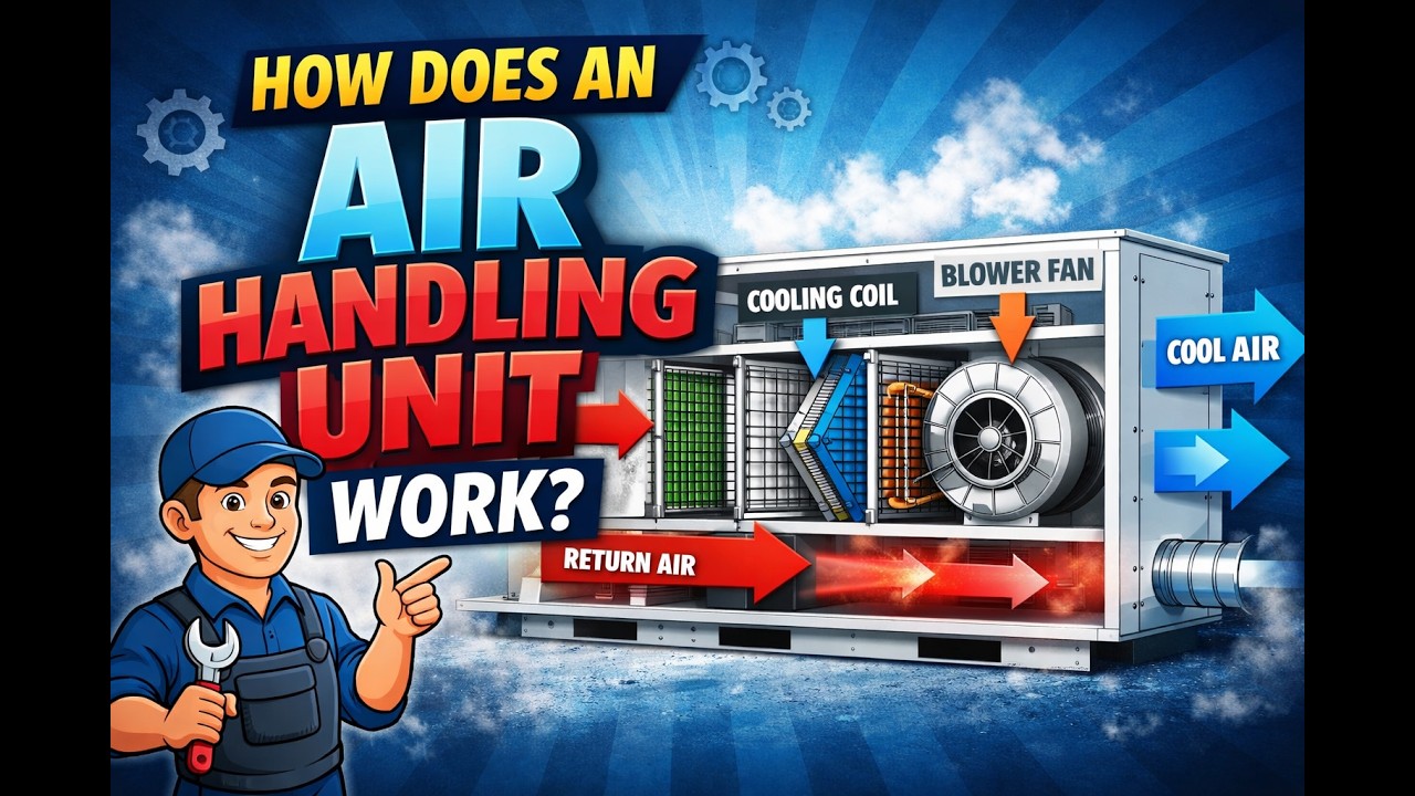 Air Handling Unit (AHU) Explained | HVAC System Basics for Beginners ...