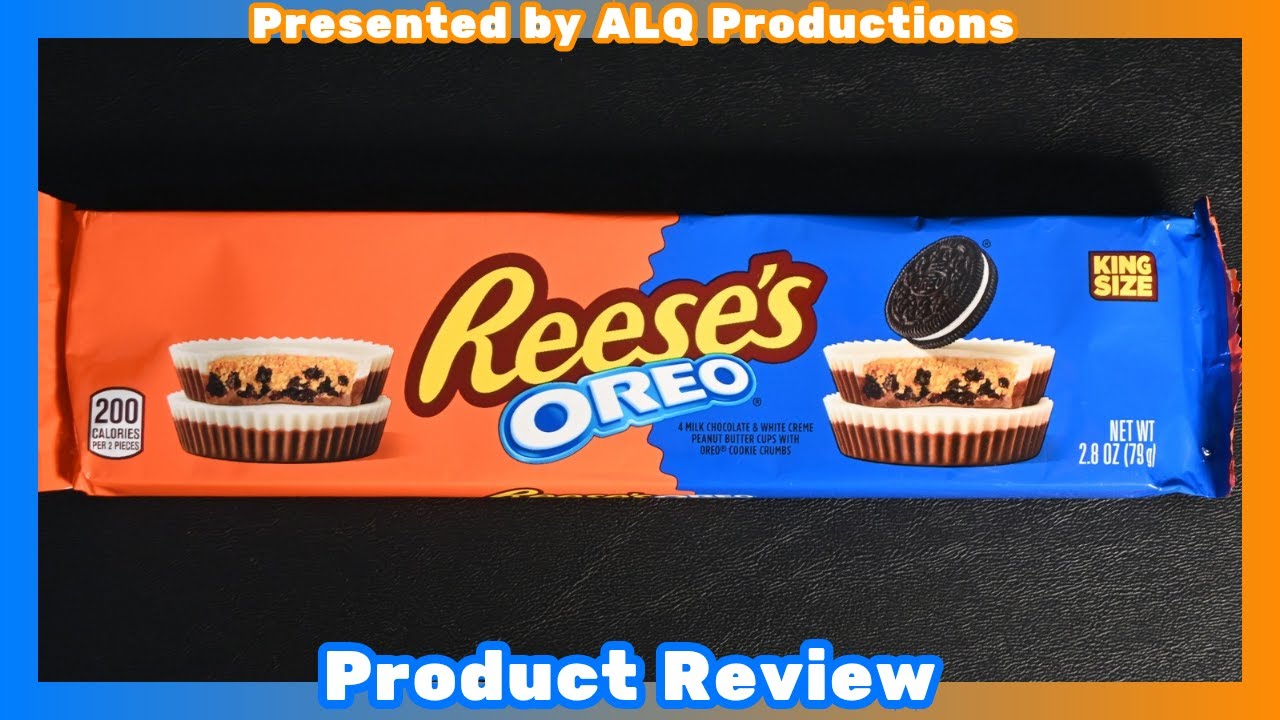 *Limited Edition* Reese's x OREO Chocolate and White Creme Peanut Butter Cups w/ OREO Crumbs Review