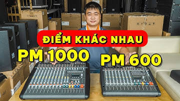 Bật mí điểm khác nhau quan trọng giữa 2 bàn mixer liền công suất PM 600 và PM 1000 của Dynacord