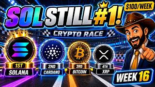 Solana vs Bitcoin vs Cardano vs XRP Week 16: The Crypto Race Results!