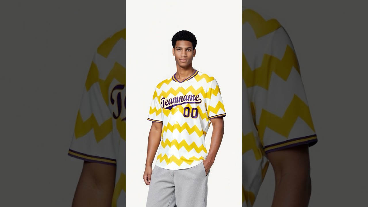 Classic. Bold. Clean. Fierce.4 custom baseball jerseys. 👉 higoidea.com.